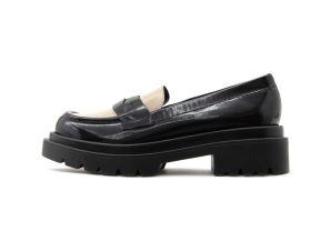 Μοκασσίνια I Athens LEATHER CHUNKY LOAFERS WOMEN