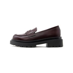 Μοκασσίνια I Athens LEATHER CHUNKY LOAFERS WOMEN