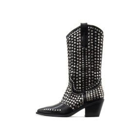 Μπότες Noa Harmon JEDET STUDDED MID HEEL BOOTS WOMEN