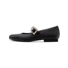 Μπαλαρίνες I Athens LEATHER MARY JANE BALLERINAS WOMEN