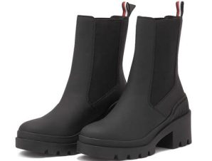 Tommy Hilfiger – Tommy Hilfiger Rubberized Mid Heel Boot FW0FW07520-BDS – 00873