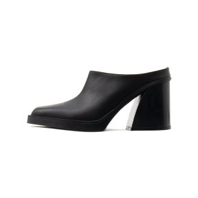 Mules I Athens LEATHER HIGH HEEL MULES WOMEN